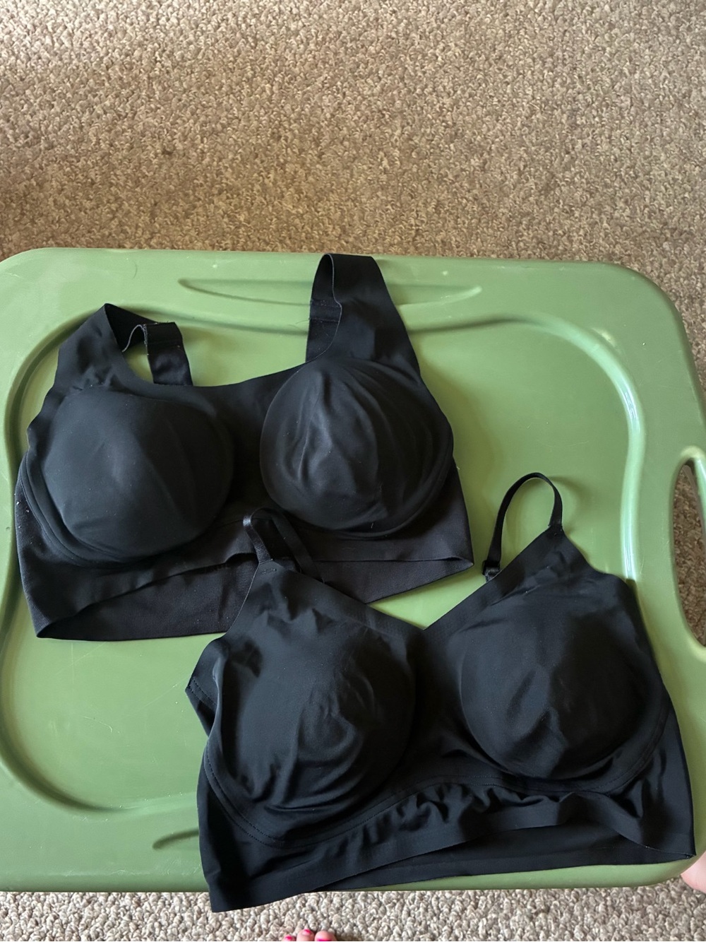 True & Co Bralettes - set of two